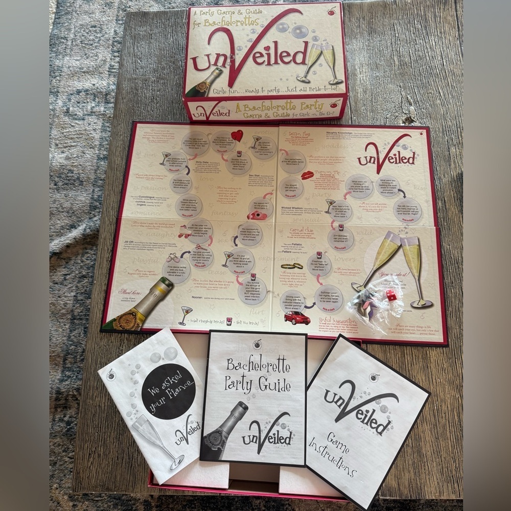 Unveiled Bachelorette Party Game Set
